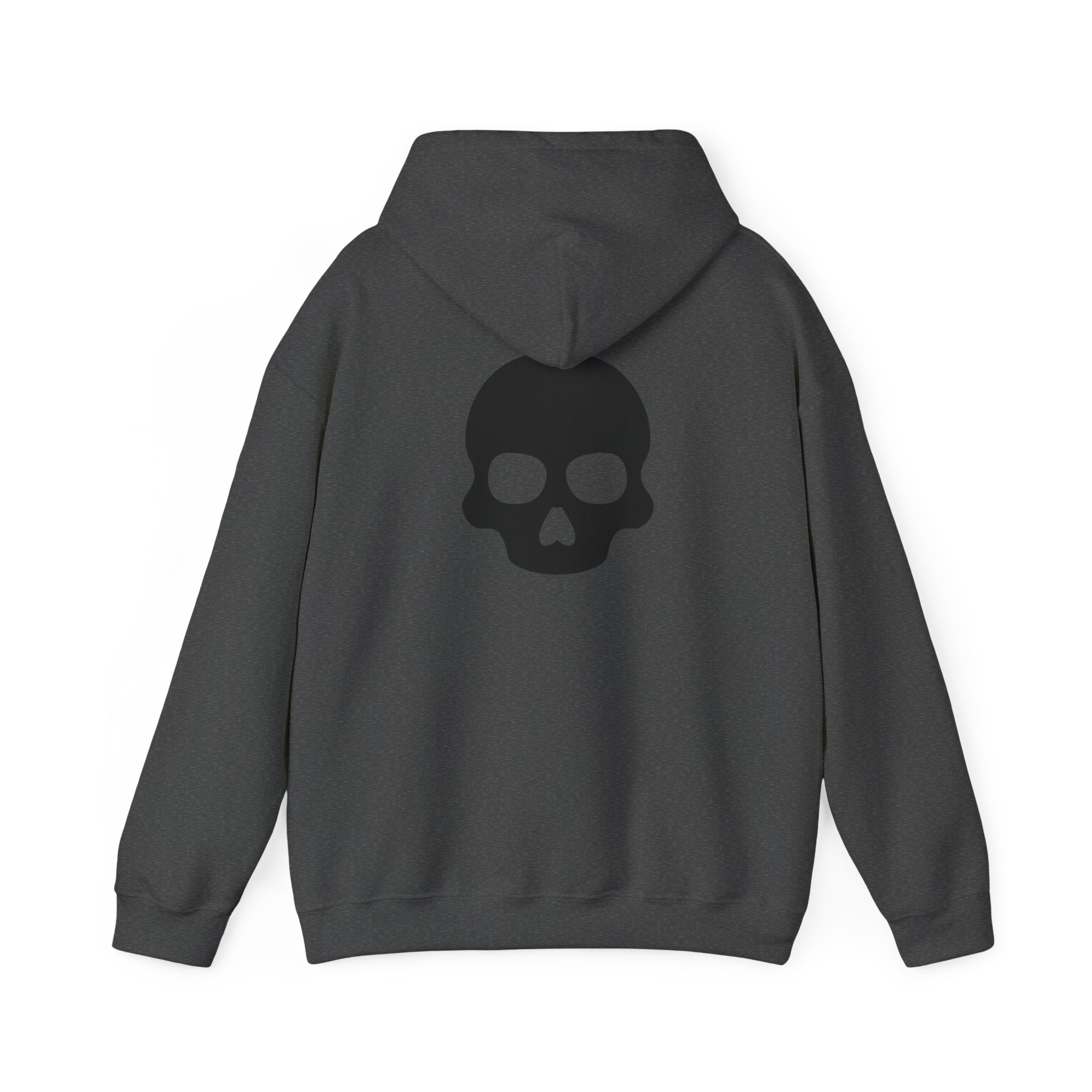 Hoodie — Shadow Supply Logo Hoodie with Skull Back Graphic