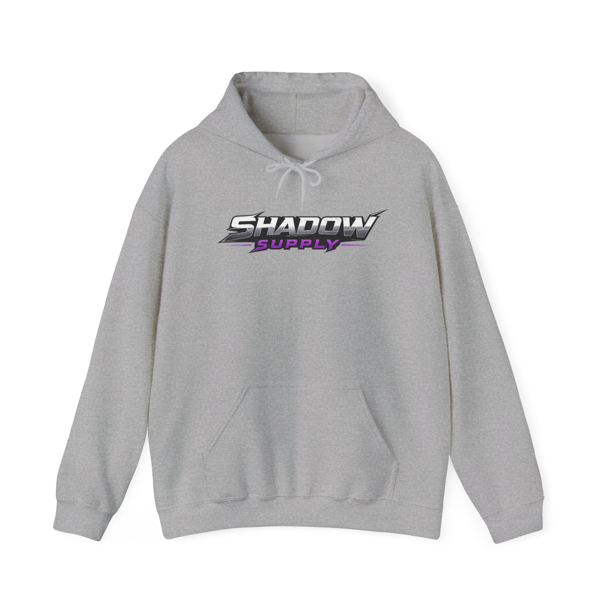 Hoodie — Shadow Supply Logo Hoodie with Skull Back Graphic