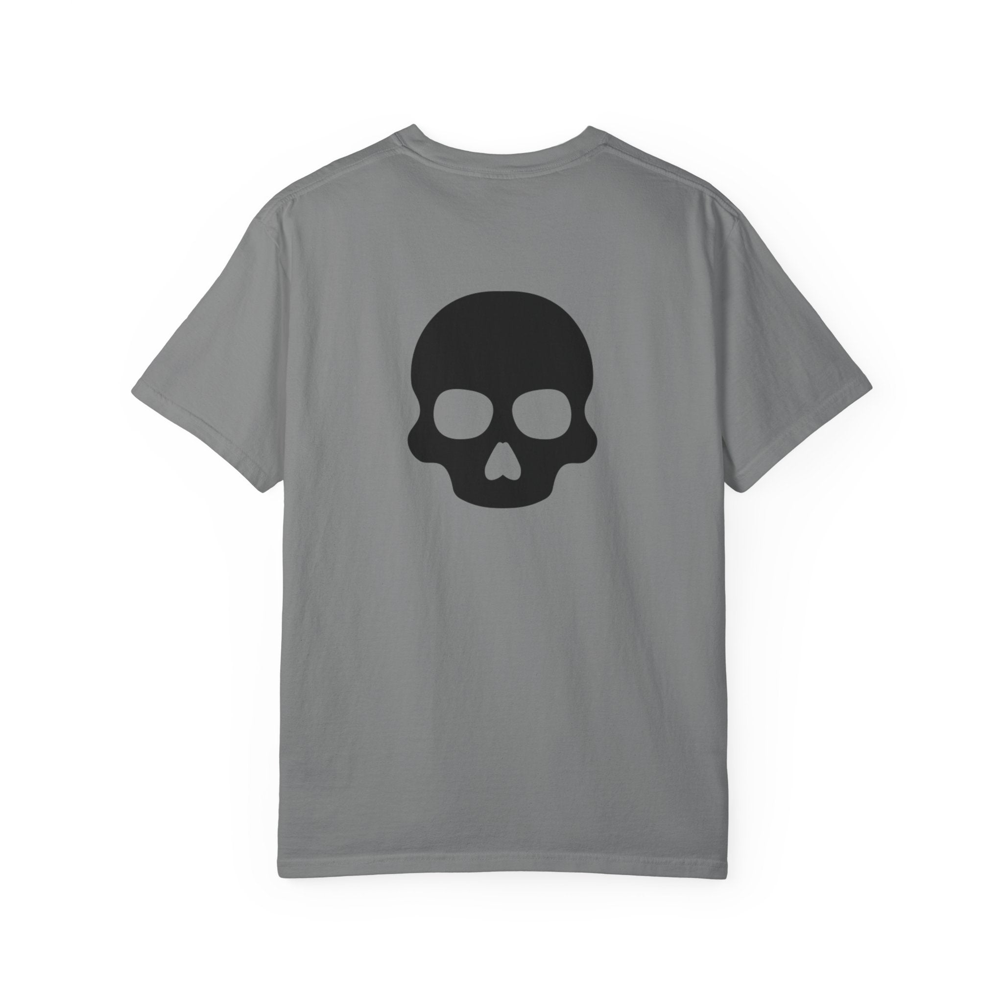 Shadow Supply Logo T-Shirt – Retro Racing Graphic Tee with Back Skull