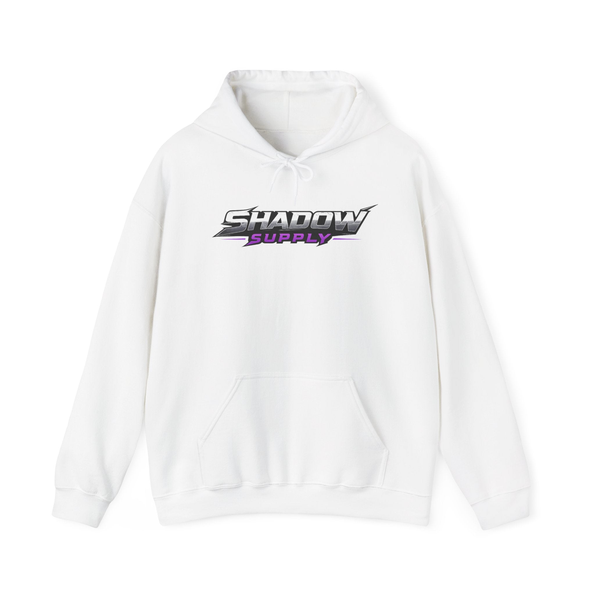 Hoodie — Shadow Supply Logo Hoodie with Skull Back Graphic