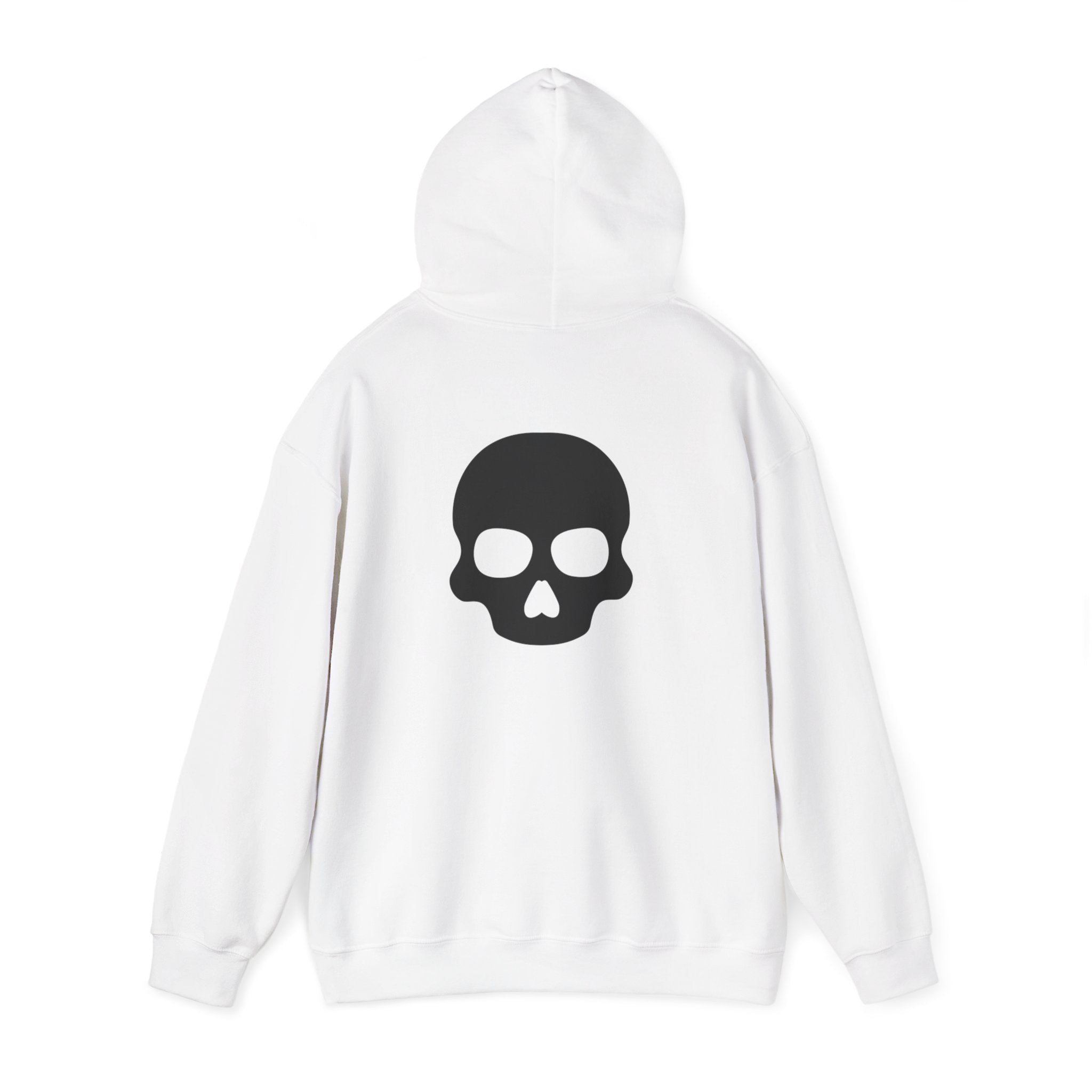 Hoodie — Shadow Supply Logo Hoodie with Skull Back Graphic