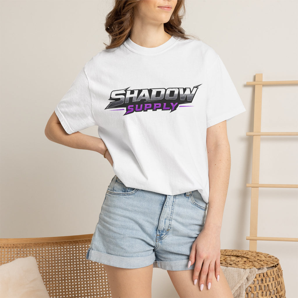 Shadow Supply Raven Logo T-Shirt — Retro Racing Style Graphic Tee