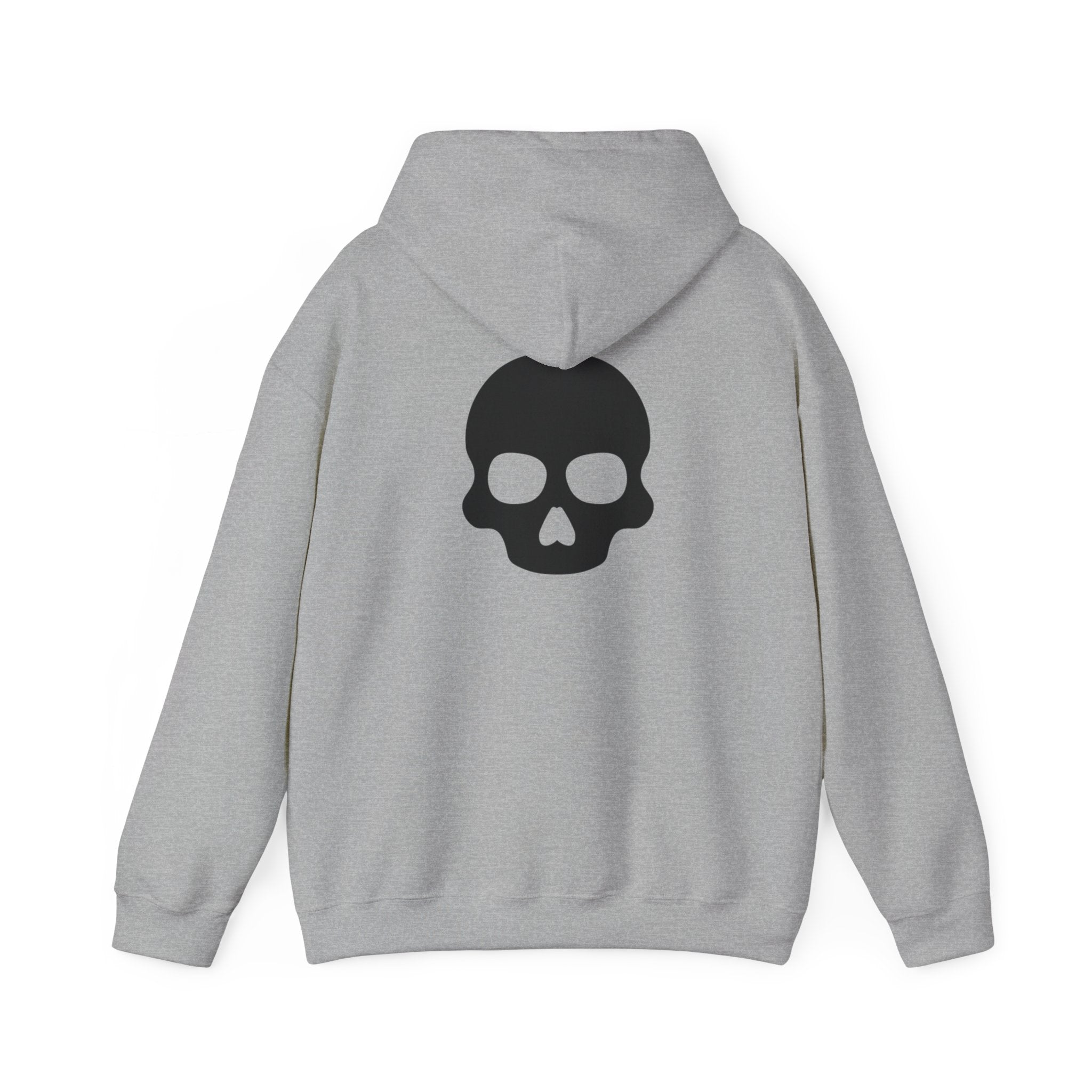 Hoodie — Shadow Supply Logo Hoodie with Skull Back Graphic