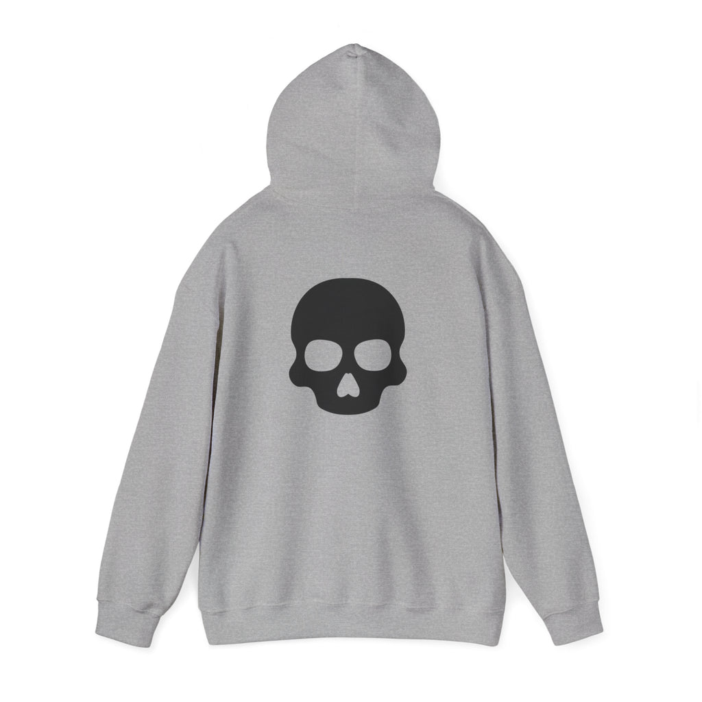 Hoodie — Shadow Supply Logo Hoodie with Skull Back Graphic