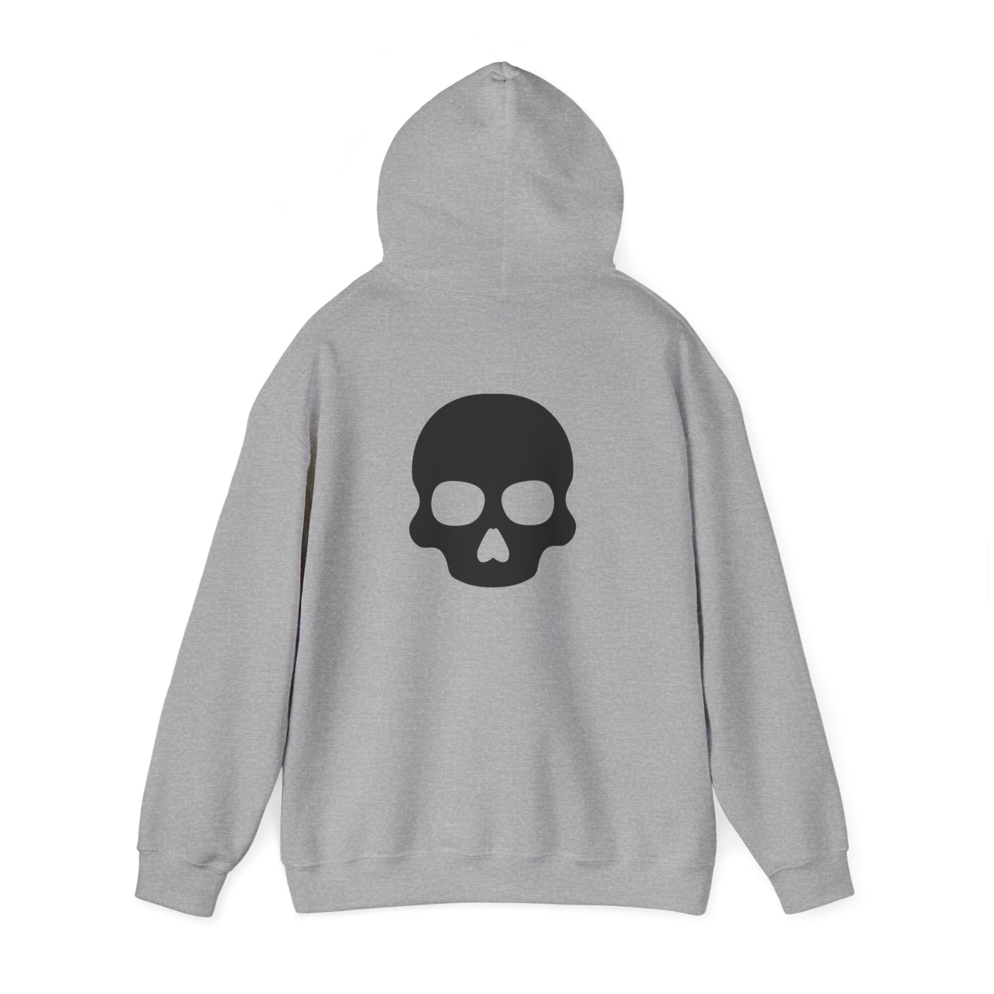 Hoodie — Shadow Supply Logo Hoodie with Skull Back Graphic