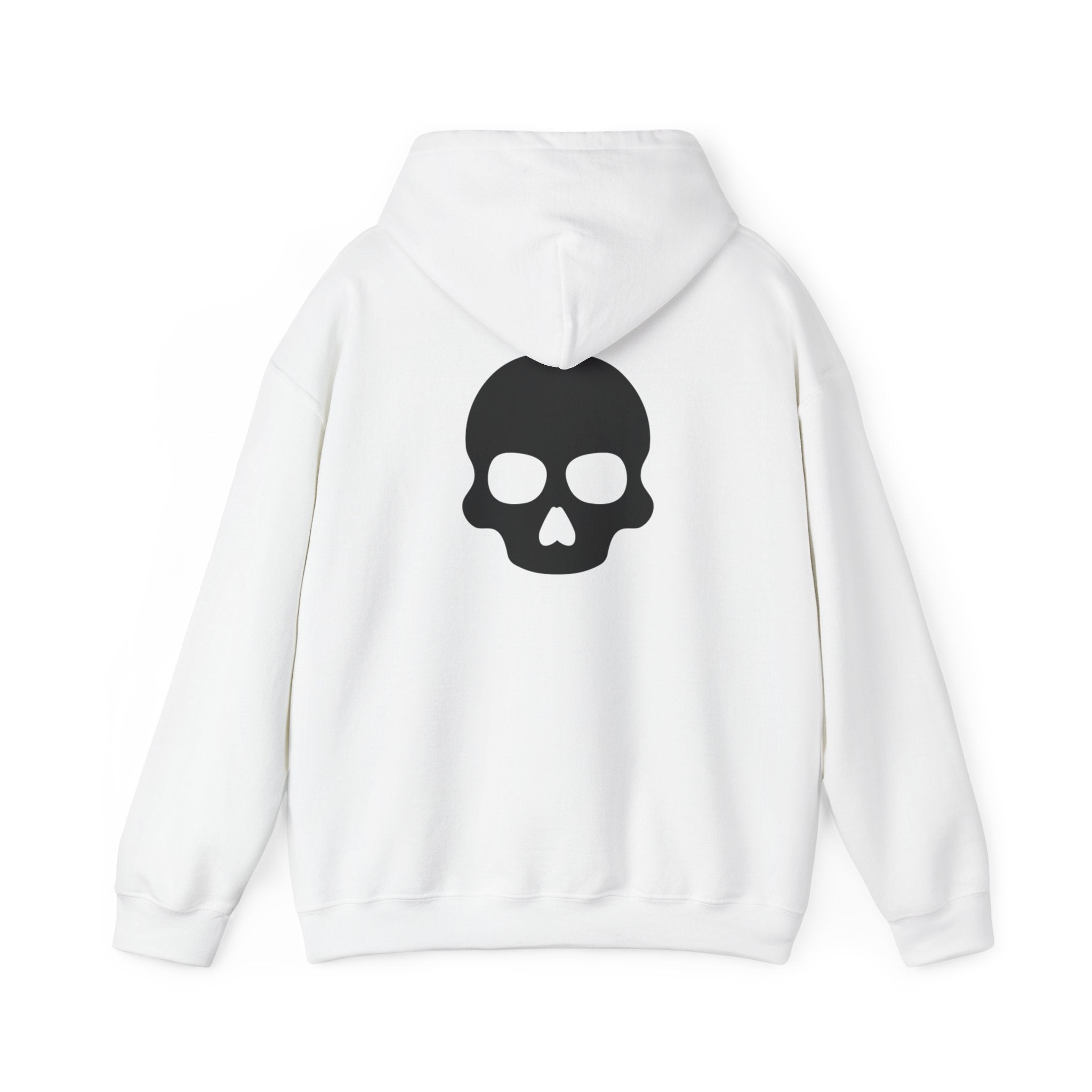 Hoodie — Shadow Supply Logo Hoodie with Skull Back Graphic