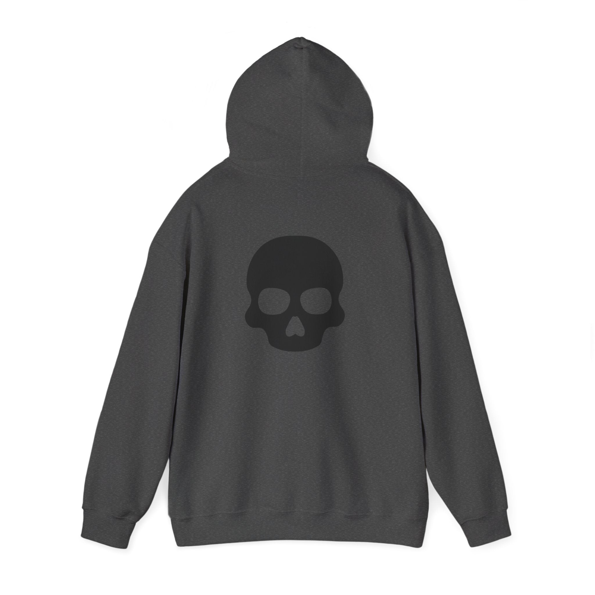 Hoodie — Shadow Supply Logo Hoodie with Skull Back Graphic