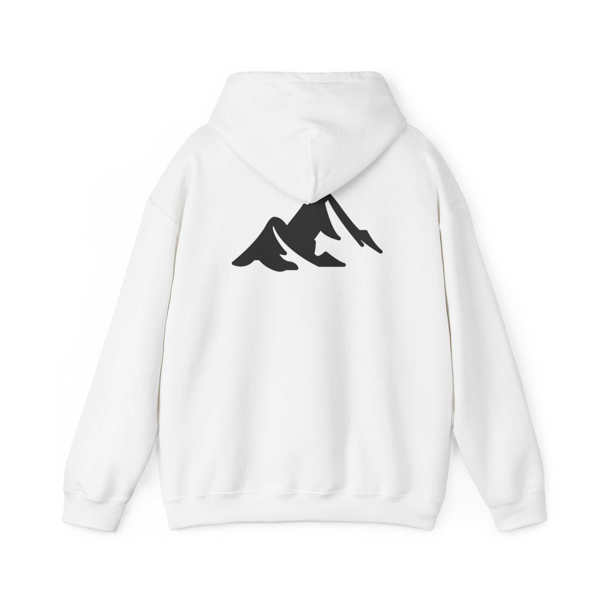 Hoodie — Shadow Supply Retro Logo Hoodie with Mountain Back Graphic